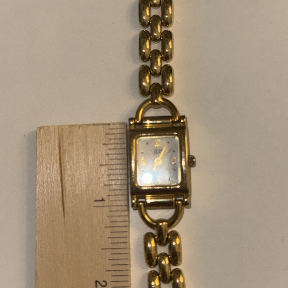 JBK Jackie O’ Gold Tone Chain Link Watch - Picture 5 of 8
